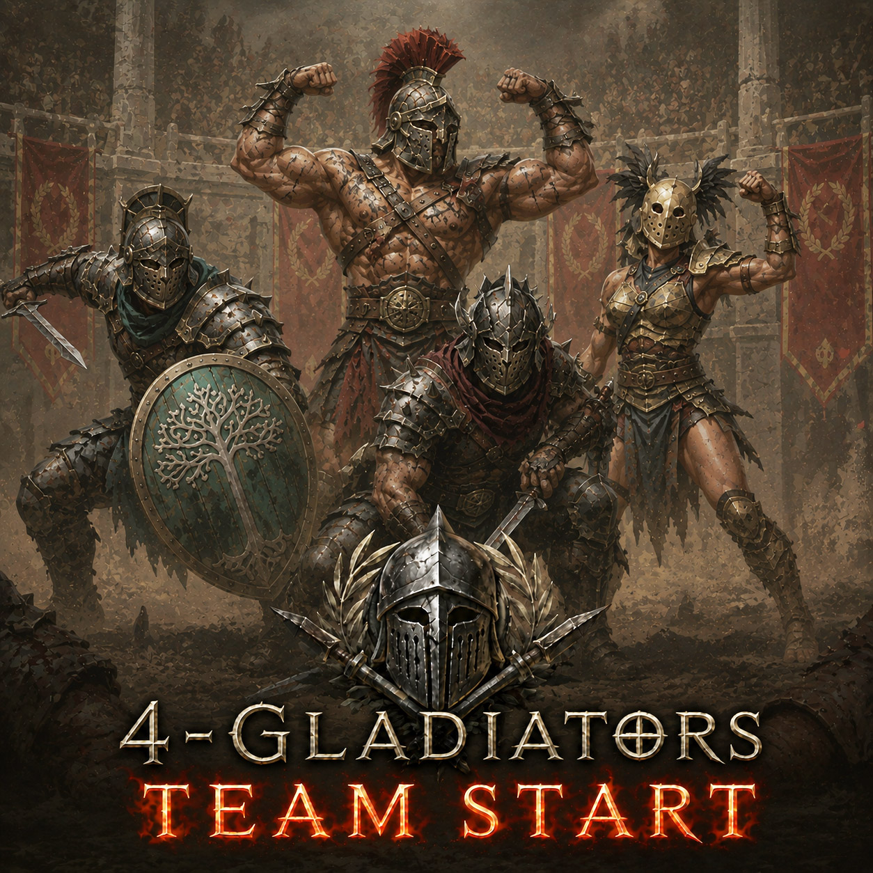 4-Gladiators Team Start